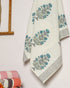Floral Buta Waffle Cotton Towel (TWL15)